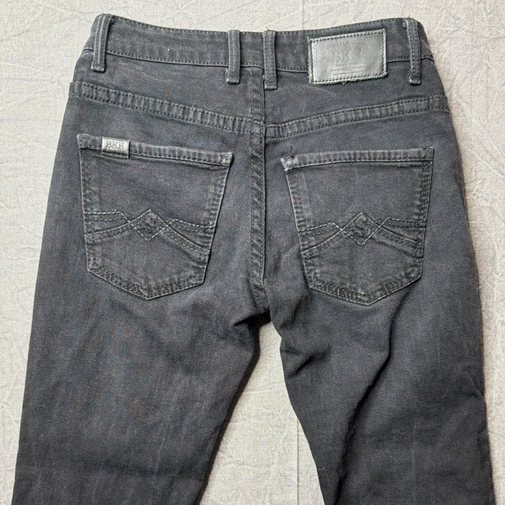 BKE Jeans Mens 28x30 Aiden Slim Black Stretch GBP21452 Denim Pants - Picture 5 of 12